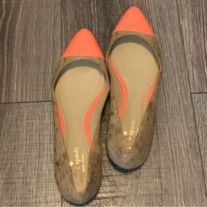 Kate Spade cork flats size 6